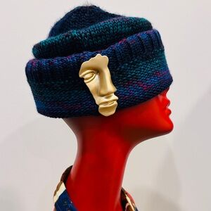 NEFF Multicolor Knit Slouch Beanie Hat